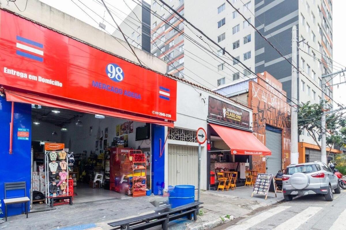 Inovador Studio No Bras Com Piscina/Metro Bras São Paulo Exterior foto